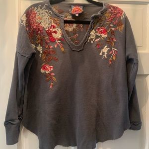 Johnny was waffle weave tee